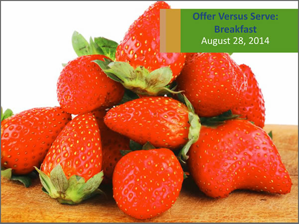 Stawberries on a table.