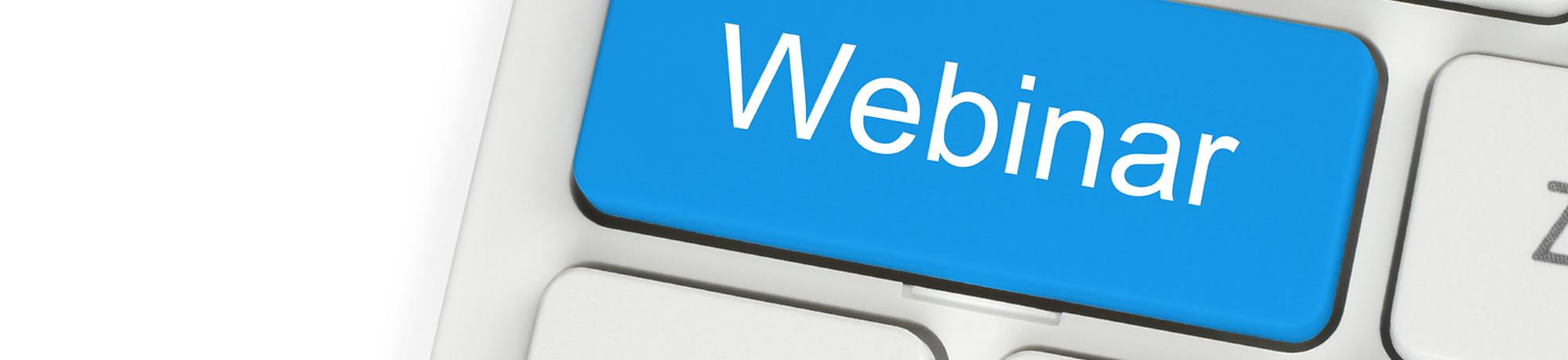 Webinar button.